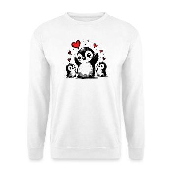 Happy Couple Surrounded by Love - Unisex Sweatshirt - white - Front