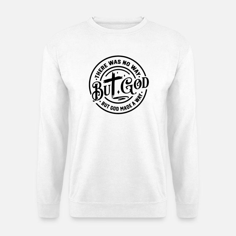 Geometric Abstract Line Art Design - Unisex Sweatshirt - white