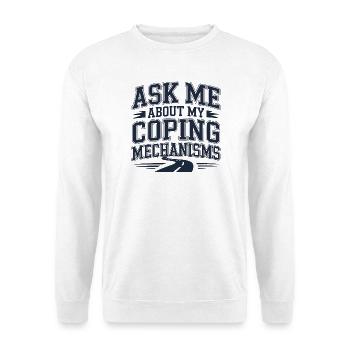Humorvolles Zitat über Programmgestaltung - Unisex Pullover - Weiß - Vorne