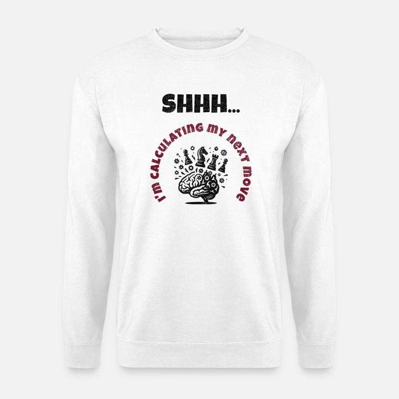 Berechnungsmodus Ein - Unisex Pullover - Weiß