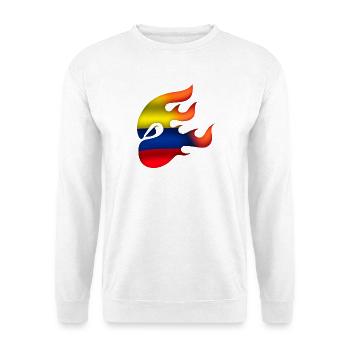 Flag of Colombia - Colombia - Ninja - Unisex Sweatshirt - white - Front