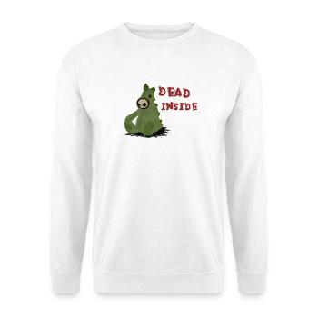 Dead Inside - Unisex Pullover - Weiß - Vorne