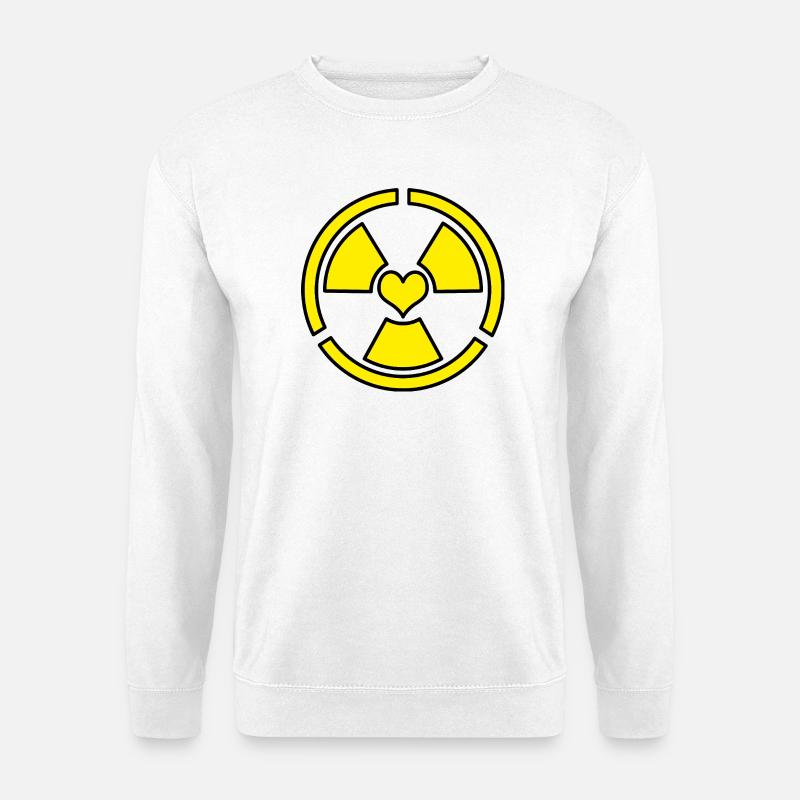 Liebe Strahlung - Unisex Pullover - Weiß