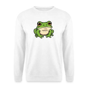 Grenouille - Sweat-shirt Unisexe - blanc - Devant