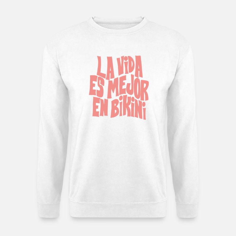 bikini - Unisex Sweatshirt - white