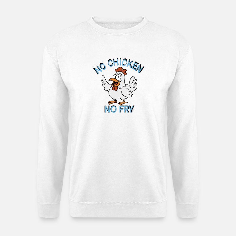 Humorvolle Henne - Unisex Pullover - Weiß
