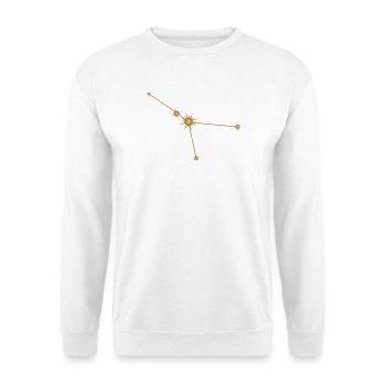 Star Constellation Cancer Zodiac Birth Sign Golden - Unisex Sweatshirt - white - Front