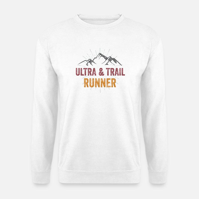 Ultra & Trail Runner - Unisex Pullover - Weiß