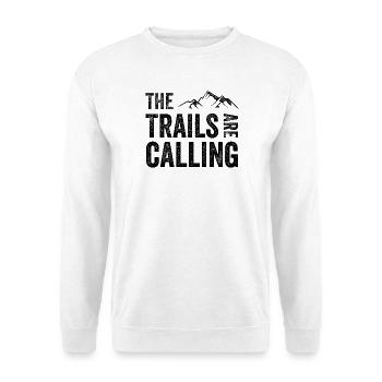 Die Spuren rufen - Unisex Pullover - Weiß - Vorne