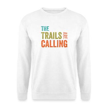 Die Spuren rufen - Unisex Pullover - Weiß - Vorne
