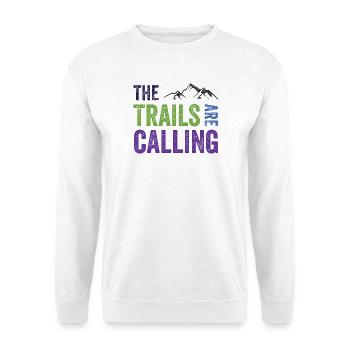 Die Spuren rufen - Unisex Pullover - Weiß - Vorne
