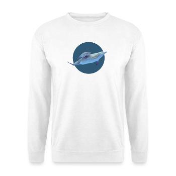 Delfin - Unisex Pullover - Weiß - Vorne