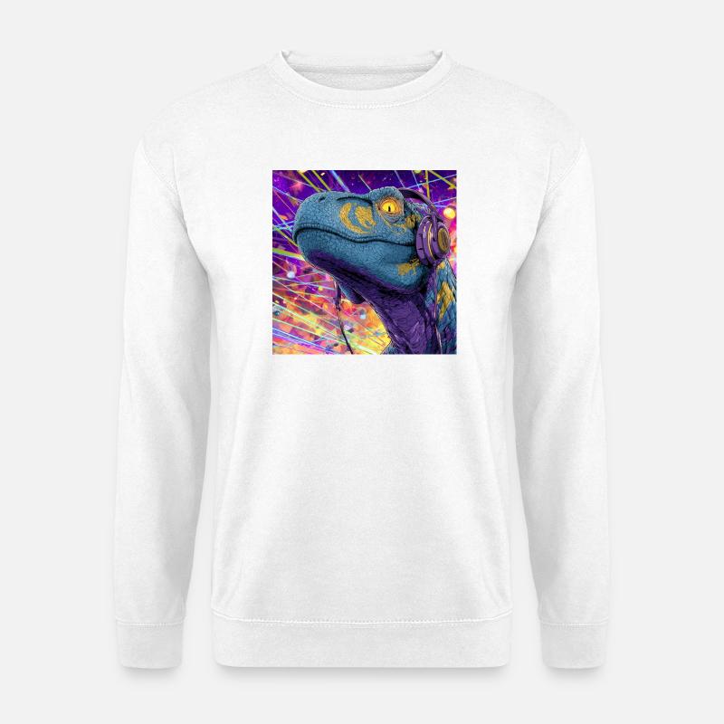 Raptor Rave - Unisex Pullover - Weiß