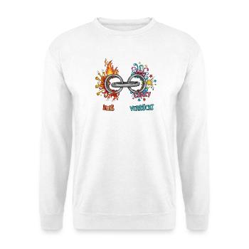 Hot & Crazy - Unisex Sweatshirt - white - Front