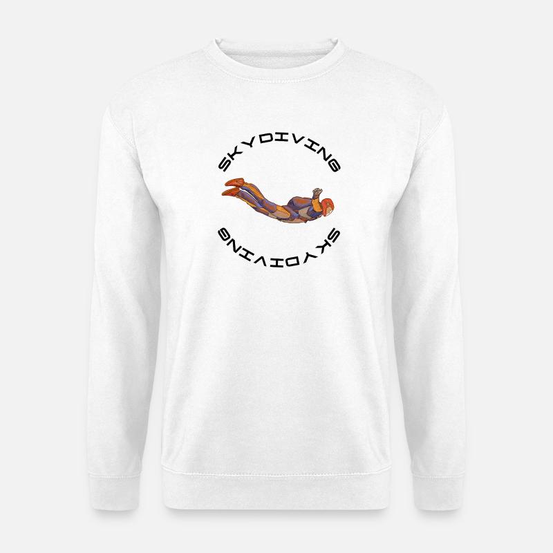 Skydiver - Unisex Pullover - Weiß