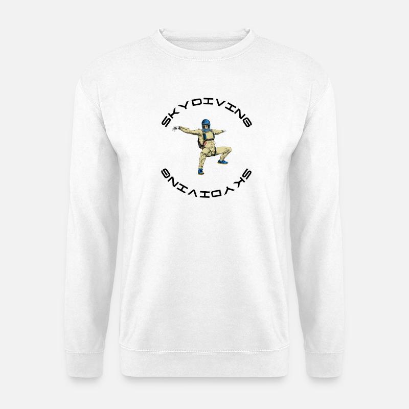 Skydiving - Unisex Pullover - Weiß