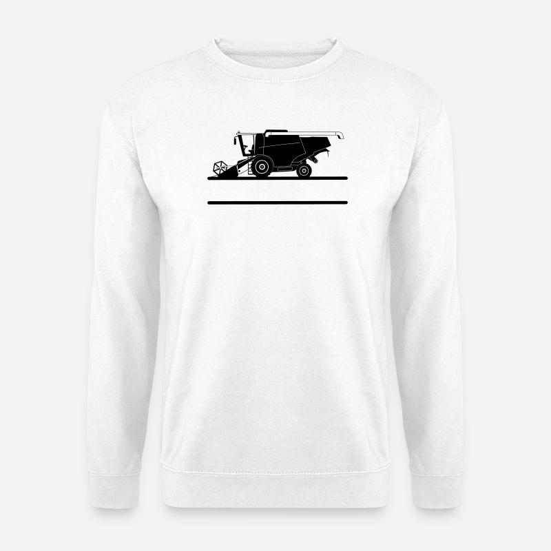 Combine Combine with Custom Text Space - Unisex Sweatshirt - white