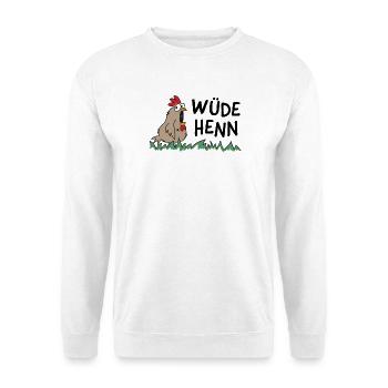 Wüde Henn Hendl this Huhn - Unisex Pullover - Weiß - Vorne