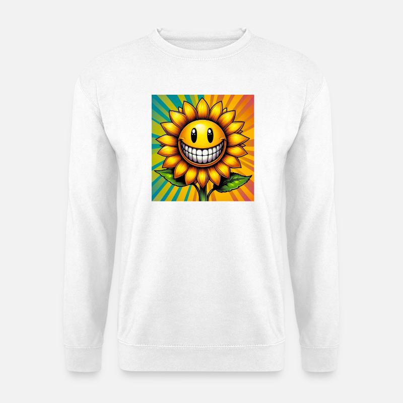 Sonnenblume - Unisex Pullover - Weiß