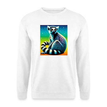 Lemur - Unisex Pullover - Weiß - Vorne