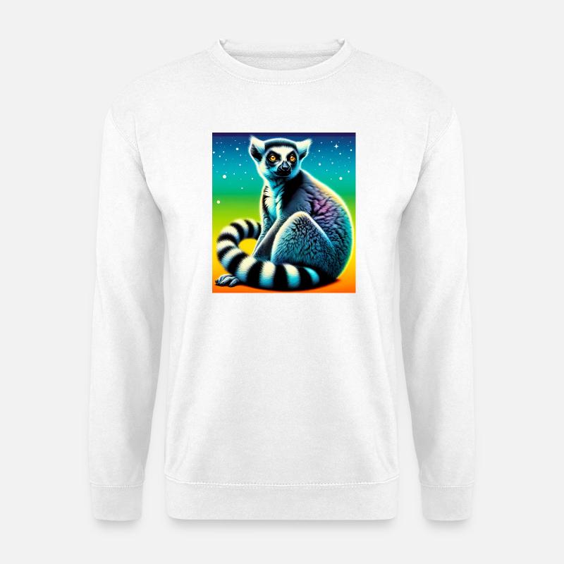 Lemur - Unisex Pullover - Weiß
