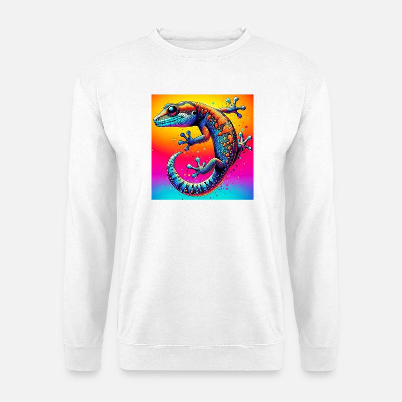 Gecko - Unisex Pullover - Weiß