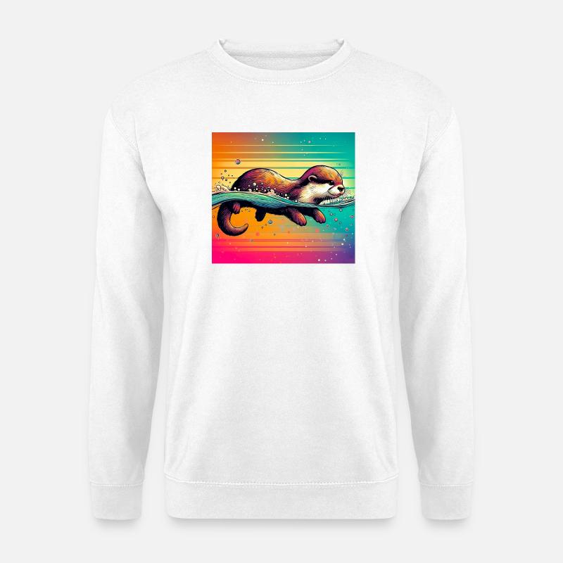 Otter - Unisex Pullover - Weiß