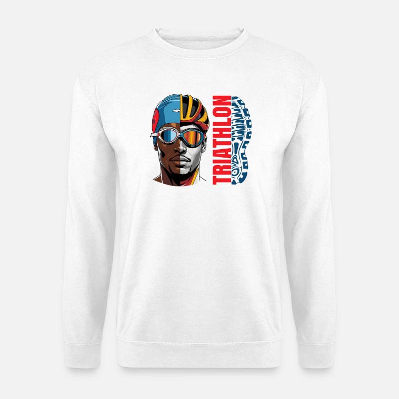 Triathlon - Unisex Pullover - Weiß