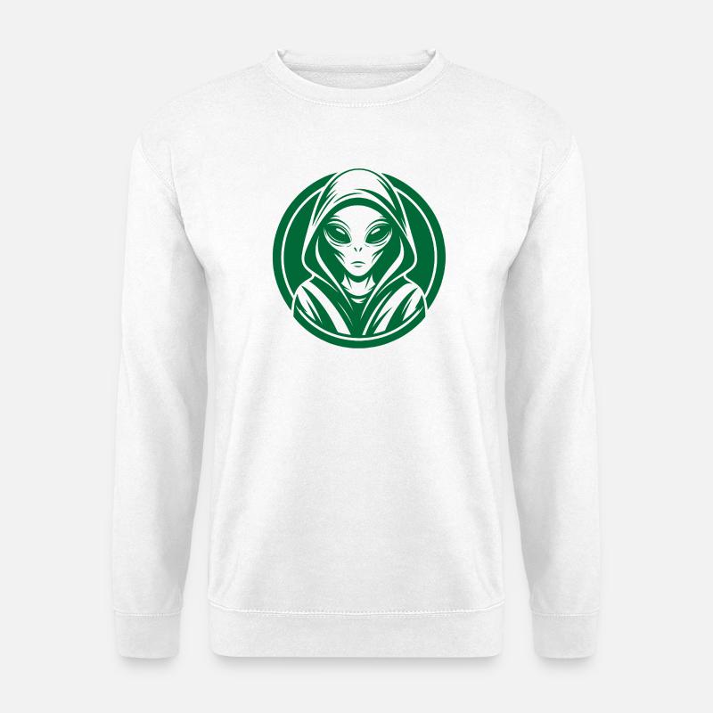 Außerirdischer - Unisex Pullover - Weiß
