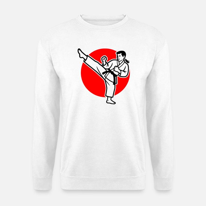 Karate Mae-Geri - Unisex Sweatshirt - white