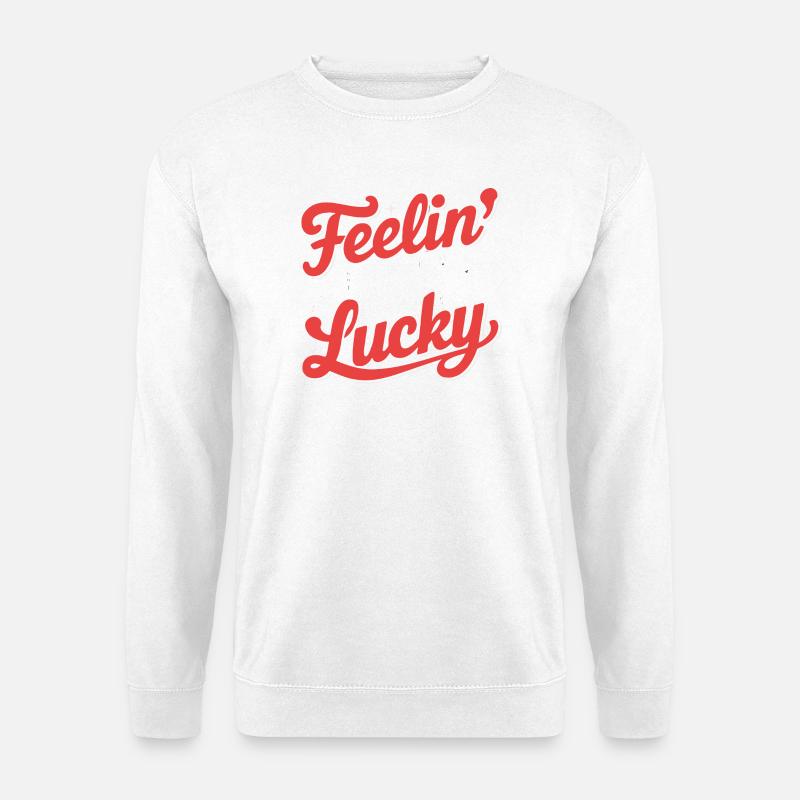 Sich glücklich fühlen - Unisex Pullover - Weiß