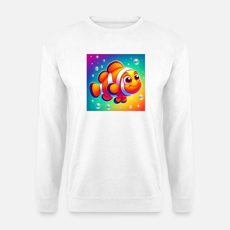 Clownfisch - Unisex Pullover - Weiß