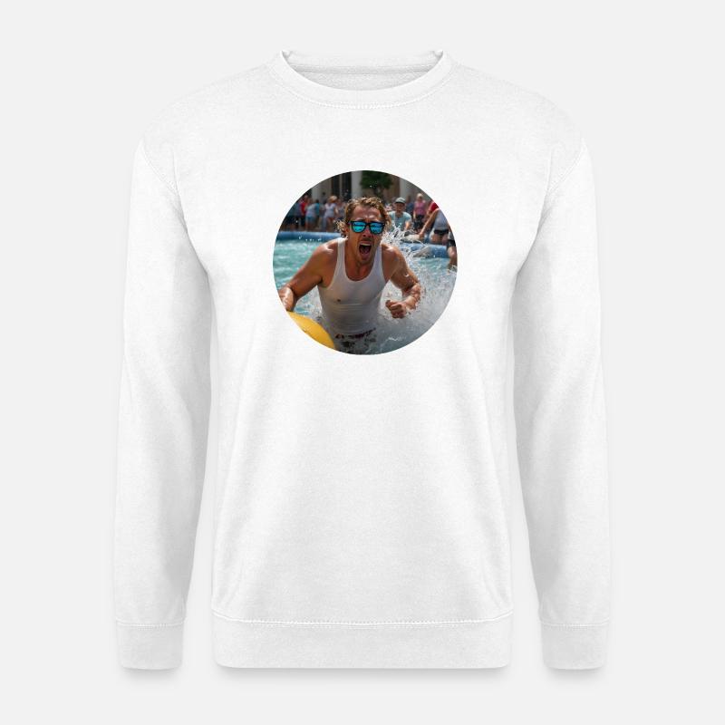 Malle Poolparty - Unisex Pullover - Weiß