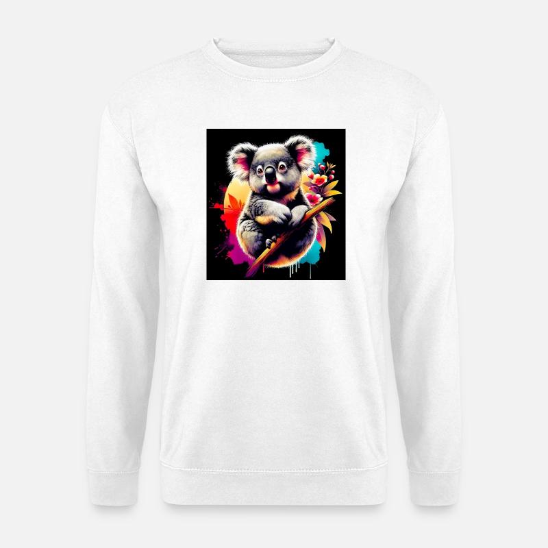 Koala - Unisex Pullover - Weiß