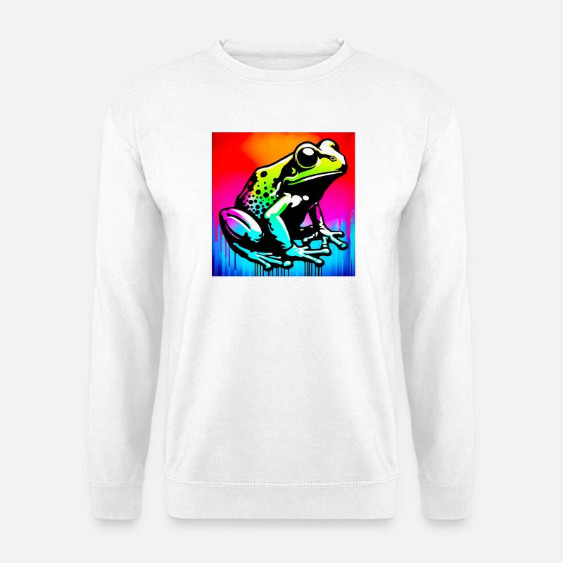 Frosch - Unisex Pullover - Weiß