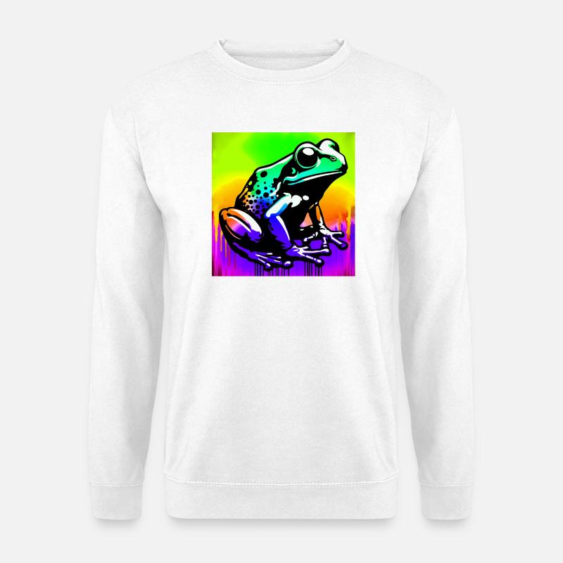 Frosch - Unisex Pullover - Weiß