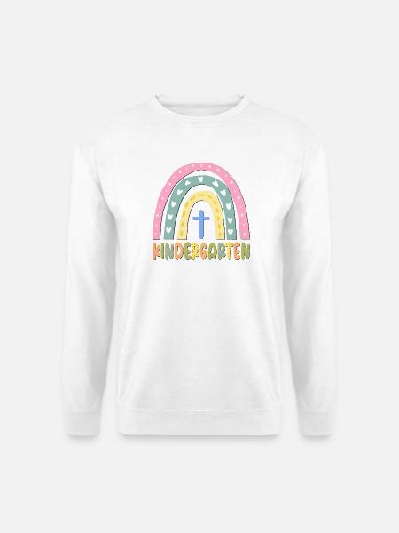 KINDERGARTEN KIND CHRISTLICHER GLAUBE - Unisex Pullover - Weiß