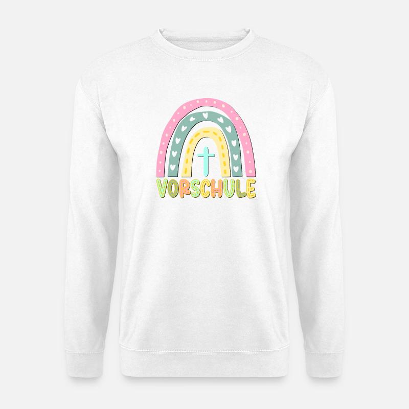 VORSCHULE VORSCHULKIND CHRISTLICHER GLAUBE - Unisex Pullover - Weiß
