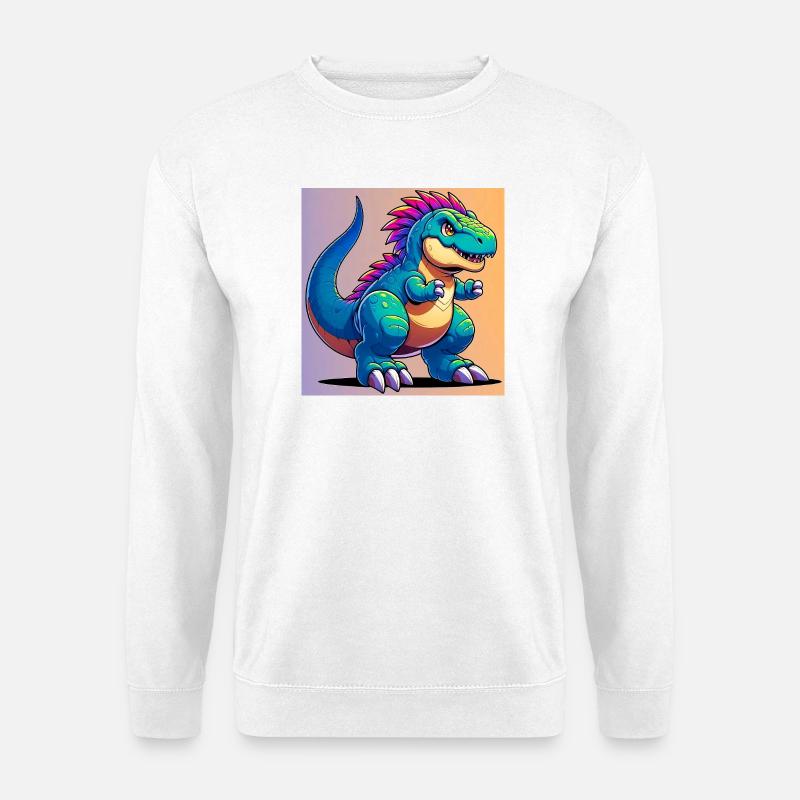 Dinosaurier - Unisex Pullover - Weiß