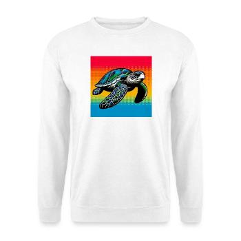 turtle - Unisex Sweatshirt - white - Front