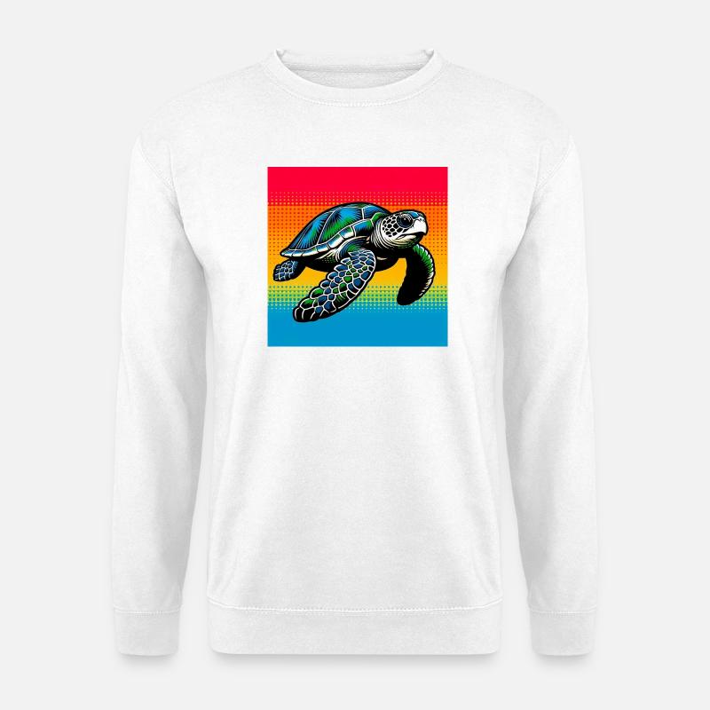 turtle - Unisex Sweatshirt - white