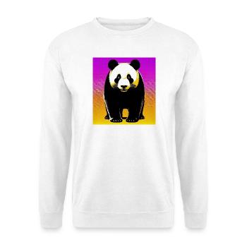 panda - Sweat-shirt Unisexe - blanc - Devant