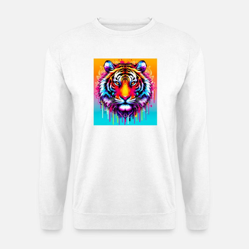 Tiger - Unisex Pullover - Weiß