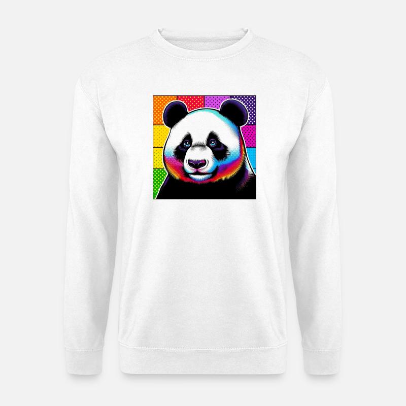 panda - Sweat-shirt Unisexe - blanc