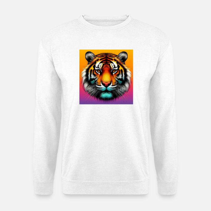 Tiger - Unisex Pullover - Weiß