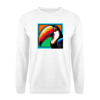 Tukan - Unisex Pullover - Weiß - Vorne