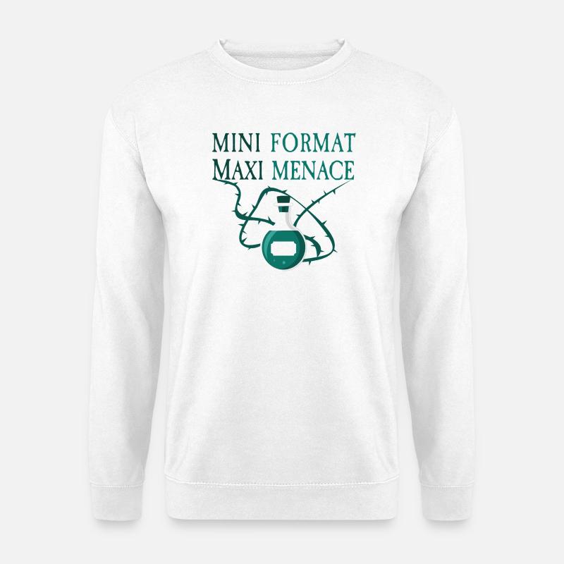 Kleinformat Maxi Menace - Unisex Pullover - Weiß
