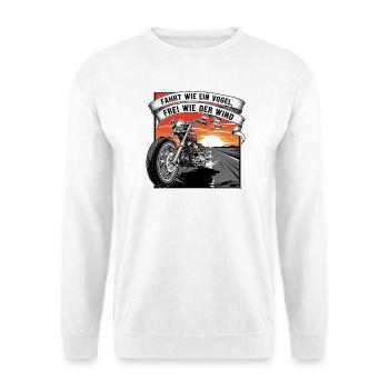 Frei wie der Wind - Unisex Pullover - Weiß - Vorne
