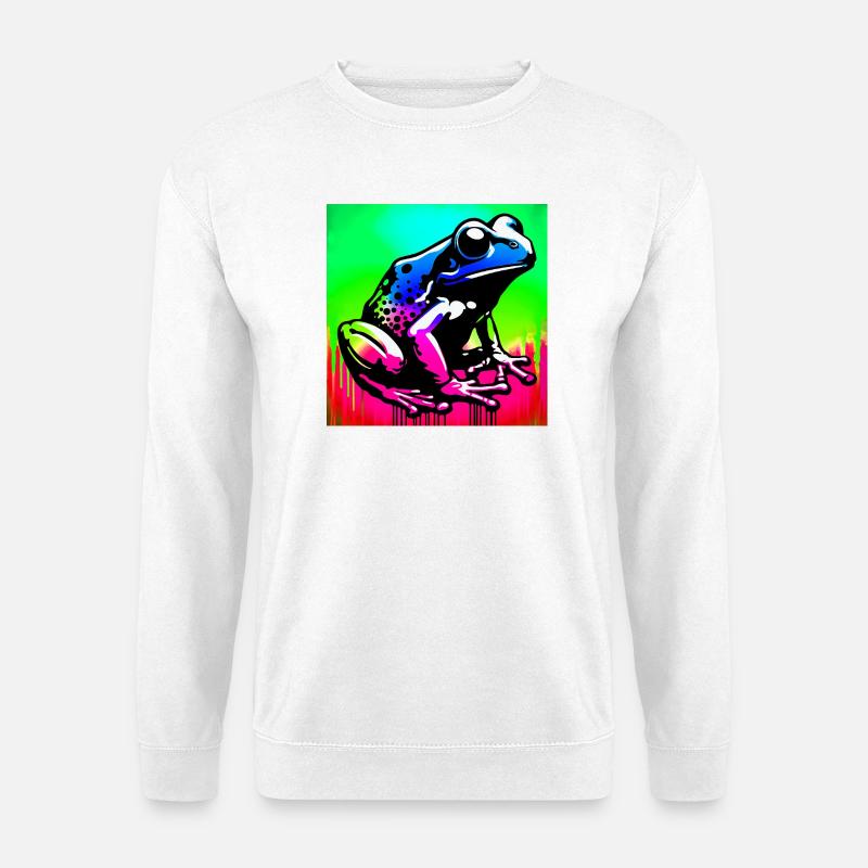 Frosch - Unisex Pullover - Weiß