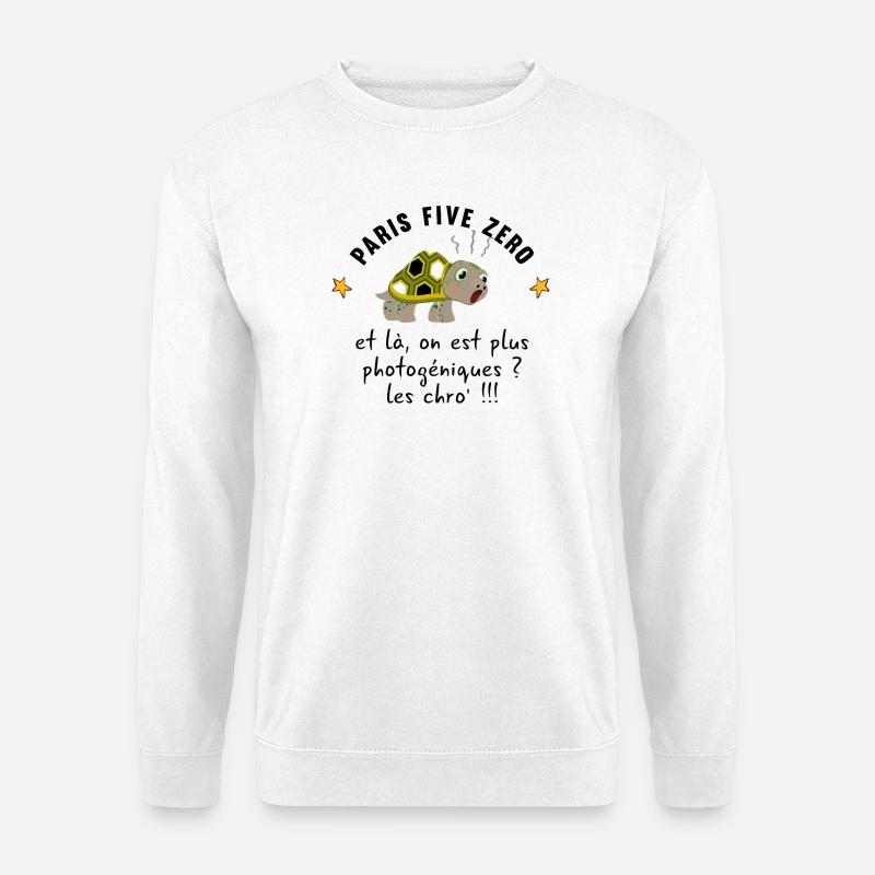 Paris_five_zero - Unisex Pullover - Weiß